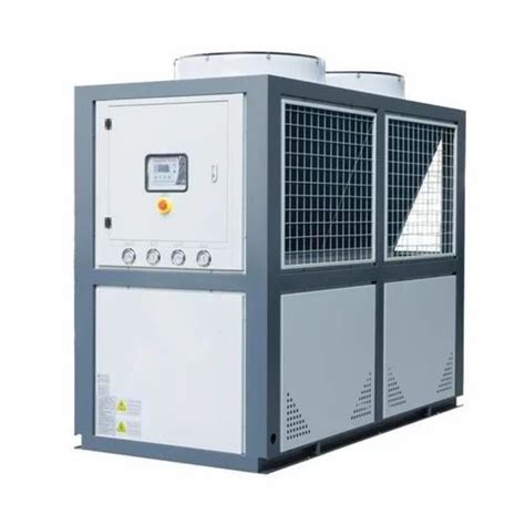 Automation Grade Manual Single Phase Mild Steel Industrial Water Chiller Air Cooled Capacity