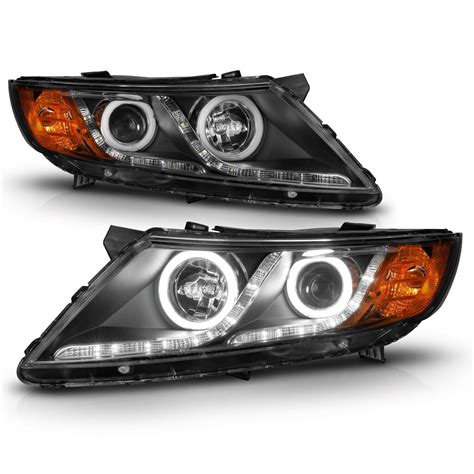 Anzo Usa Projector Headlight Set W Halo Fits Optima Ebay