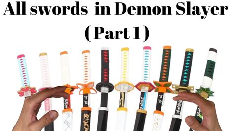 Unboxing All The Katana In The Demon Slayer Part 1 Unboxing