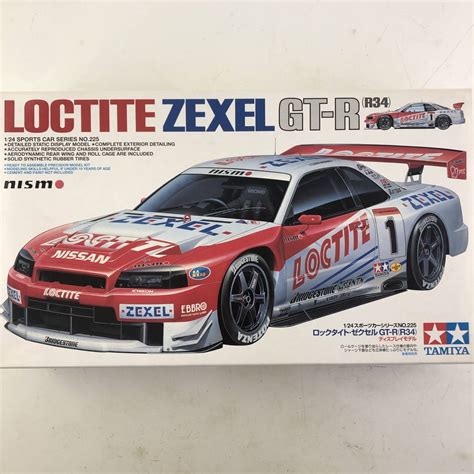 【傷や汚れあり】tamiya タミヤ 124 スポーツカーシリーズ ロックタイト・ゼクセル Gt Rr34 プラモデル プラモ