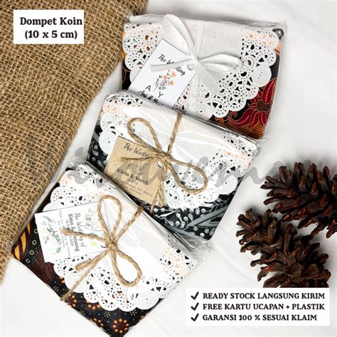 Jual Souvenir Pernikahan Dompet Koin Batik Khas Jogja Ukuran X Cm