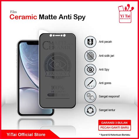 YITAI Ceramic Matte Anti Spy Samsung A53 5G A70 A70s A71 A72 A73 5G