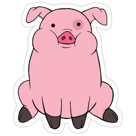 Gravity Falls Waddles Stickers By LoganG Redbubble