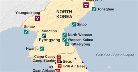 Army Bases In Korea Map United States Map