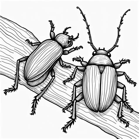 kukci dvije bube bojanje coloringlib