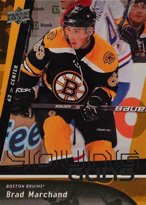 Ud Clear Cut Nhl Memoirs Auto Brad Marchand Boston Bruins Sp