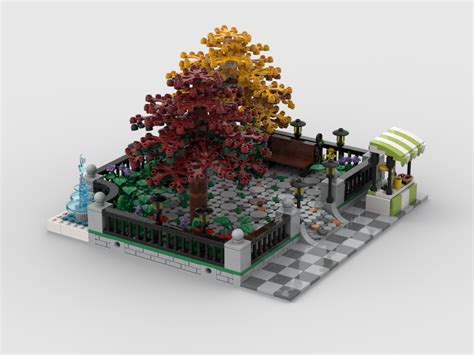 Lego Moc Modular Park By Gabizon Rebrickable Build With Lego