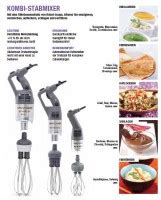 Robot Coupe Stabmixer MP 450 Combi Ultra mit Rührbesen und Stab mit