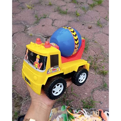 Jual Mainan Anak Truck Molen Pull Back ST 2205 Mainan Anak Mobil