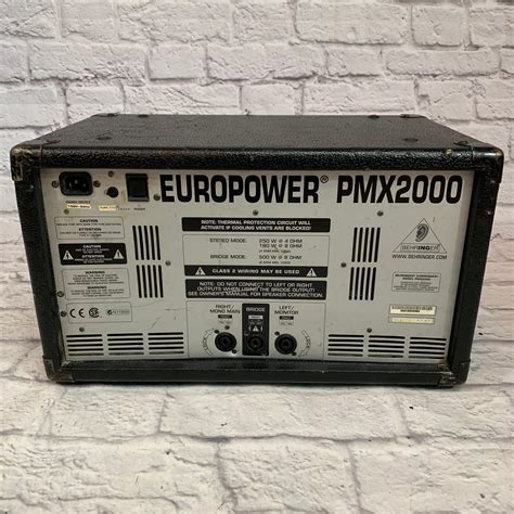 Behringer Europower Pmx2000 Studio Mixer 2