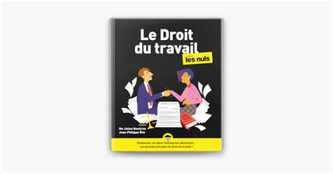 Le Droit Du Travail Pour Les Nuls Grand Format D On Apple Books