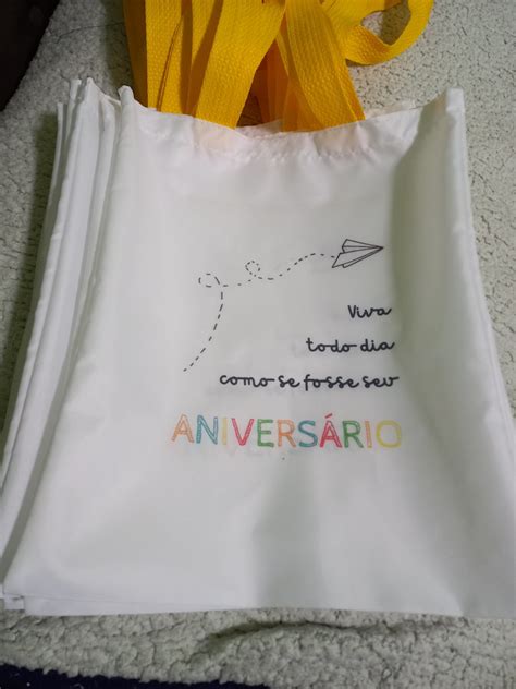 Sacola Ecobag Lembrancinha para Aniversário Elo7