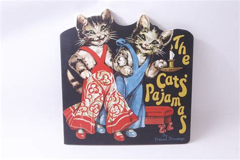 The Cats Pajamas Frances Brundage Shape Book Vintage Picture Book