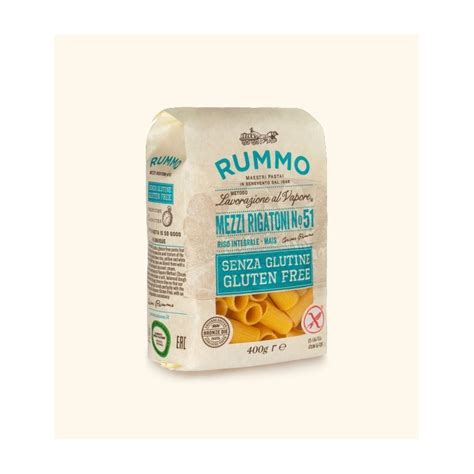 Rummo Mezzi Rigatoni Alimenti Senza Glutine