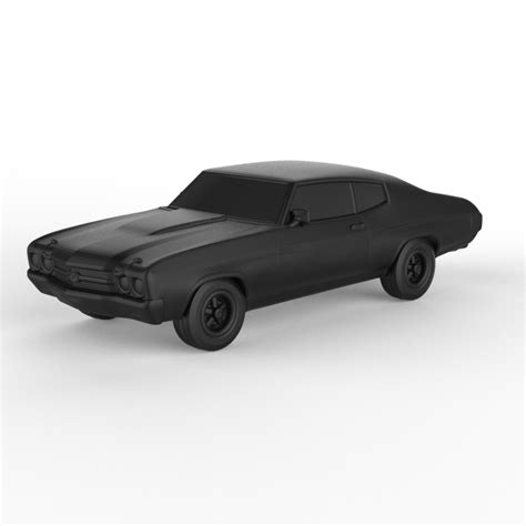 3d File Chevrolet Chevelle Ss 396 Hardtop Coupe 1970 Pre Supported・template To Download And 3d