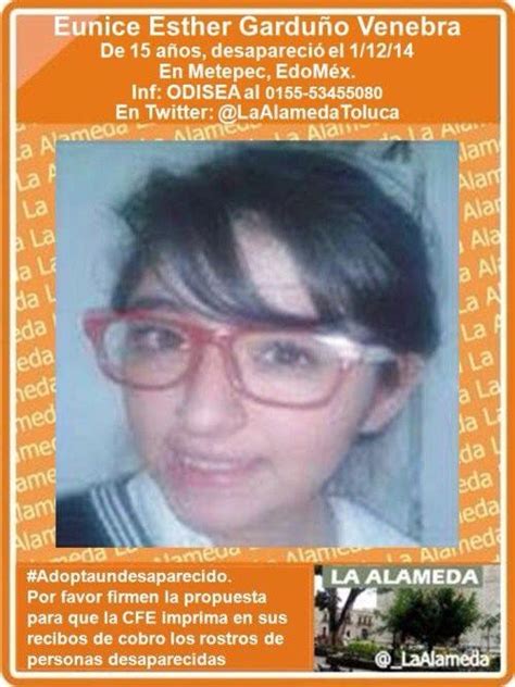 La Alameda EdoMex on Twitter TeBuscamos Eunice Esther Garduño