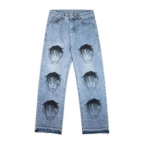 Y2k Vintage Comic Print Jeans Helloice Apparel