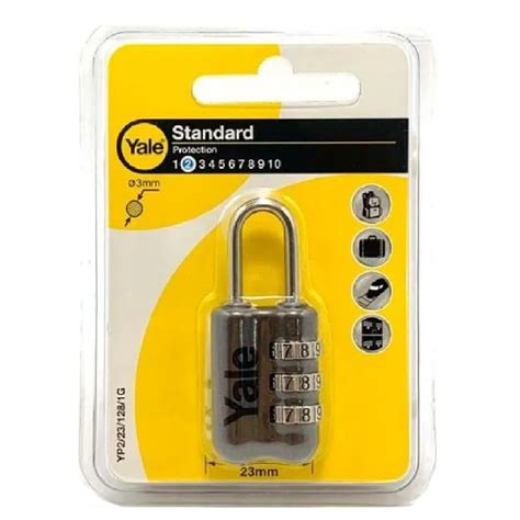 Yale Round Luggage Digit Combination Lock Mm