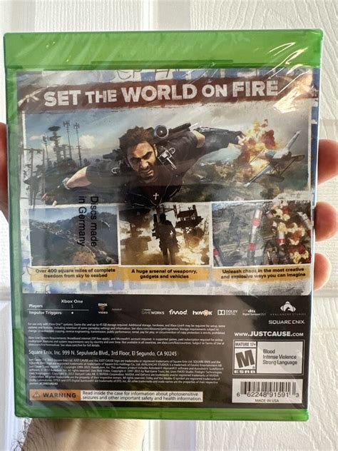 Just Cause 3 Xbox One Video Game New Sealed X Box Ebay