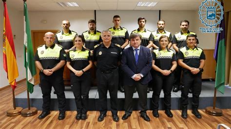 La Policía Local De Málaga Incorpora En Fase De Prácticas A Los Agentes