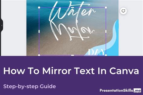 How To Mirror Text In Canva Presentationskillsme