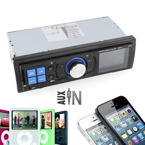 Купить Авто звук стерео mp3 в тире плеер aux/mmc fm приемник wma/usb/sd ...