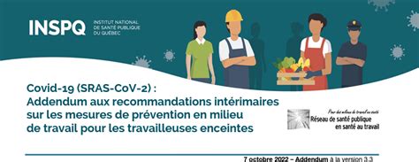 Nouvelles recommandations intérimaires sur les mesures de prévention en