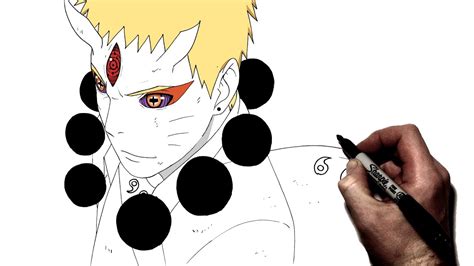 How To Draw Naruto Otsutsuki Step By Step Narutoboruto Youtube