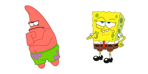 Spongebob And Patrick Free Form Jazz Meme Cursor Custom Cursor