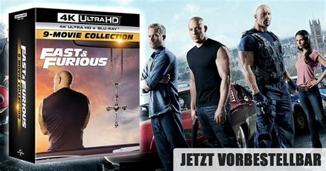 Fast Furious 9 Movie Collection Auf 4K UHD Blu Ray Jetzt Vorbestellbar