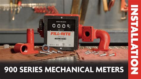 Fill Rite Series Mechanical Meter Installation Youtube