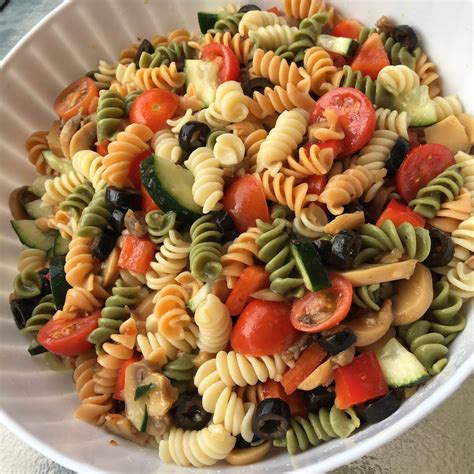 Best Ideas Tri Colored Pasta Salad With Italian Dressing How To