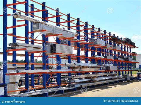 Warehouse Cantilever Racking Systems For Storage Aluminum Pipe Or