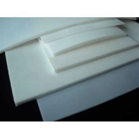 White Ptfe Molded Sheets Packaging Type Roll Thickness Mm At