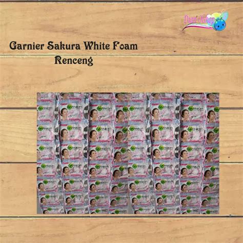 Jual Garnier Sakura White Foam 9ml Sachet 1 Lsn 12 Pcs Shopee