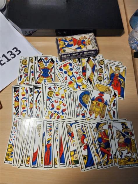 Ancien Tarot De Marseille Jeu De Cartes Grimaud Paris Vintage