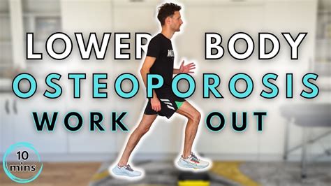 Osteoporosis Leg And Back Weight Bearing Workout 10 Mins Osteoporosis