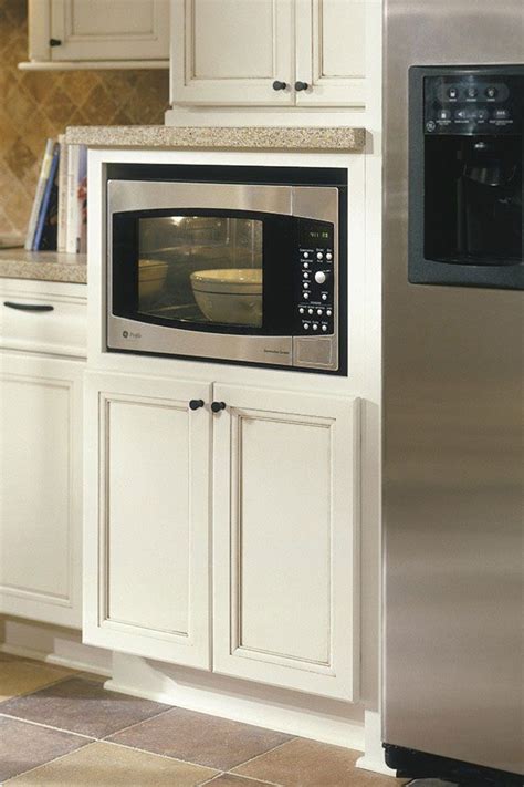 A Growing Trend In Kitchen Design Today The Base Microwave Cabinet Is