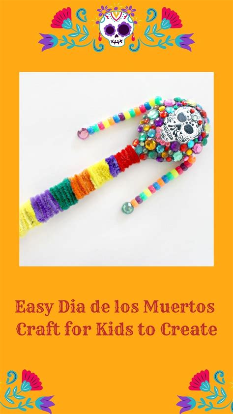 Dia de los muertos crafts for kids – Artofit