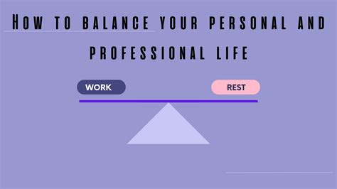 How To Balance Your Personal And Professional Life Seamind