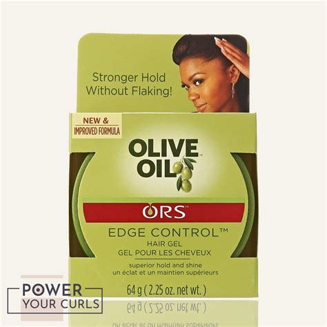 Olive Oil Edge Control Hair Gel » Power Your Curls