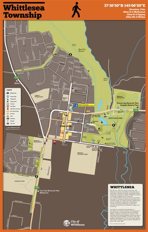 Whittlesea Township map by Visualvoice - Avenza Maps | Avenza Maps