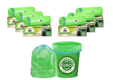 Shalimar Premium OXO Biodegradable Drawstring Garbage Bags 19 X 21