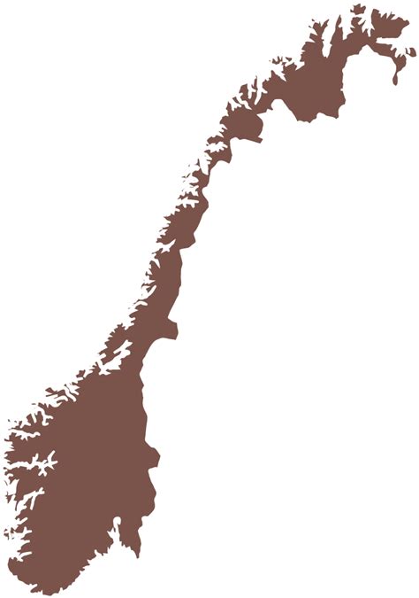 Download Norway Map Silhouette