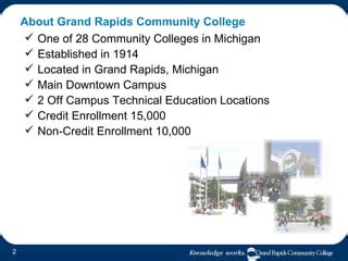 TRENDS Presentation - eLearning @ GRCC with Blackboard | PPT