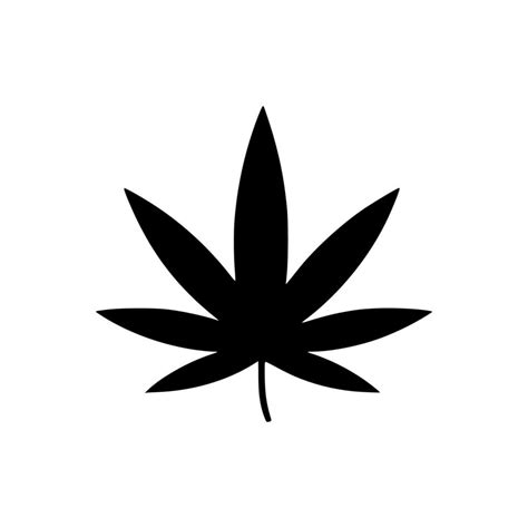 Marijuana Leaf Silhouette Vector Art, Icons, and Graphics for Free Download