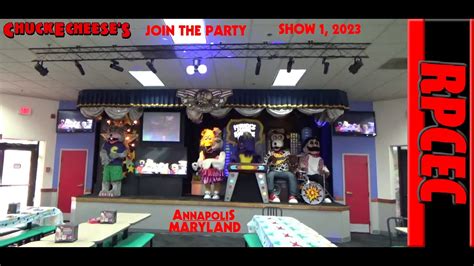 Chuck E Cheese Join The Party Annapolis Md 2023 Youtube