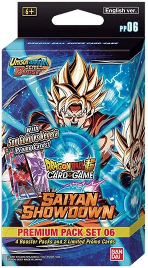 Bandai Sammelkarte Dragon Ball Card Game Saiyan Showdown Premium