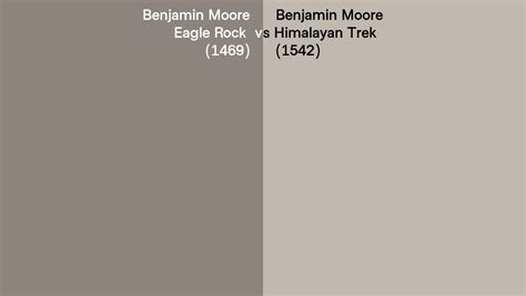 Benjamin Moore Eagle Rock Vs Himalayan Trek Side By Side Comparison