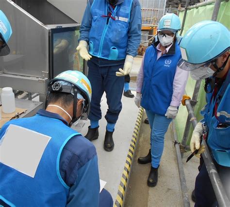 東京電力ホールディングス 写真・動画集｜ 福島第一原子力発電所 国際原子力機関（iaea）職員によるalps処理水の2回目放出 初期の放出（第